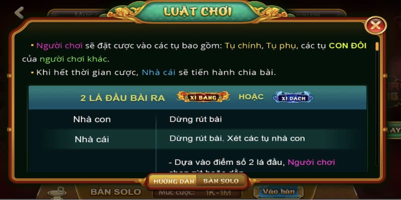 Nguyên tắc đánh game Xì dách Gemwin thắng lớn cho tân binh